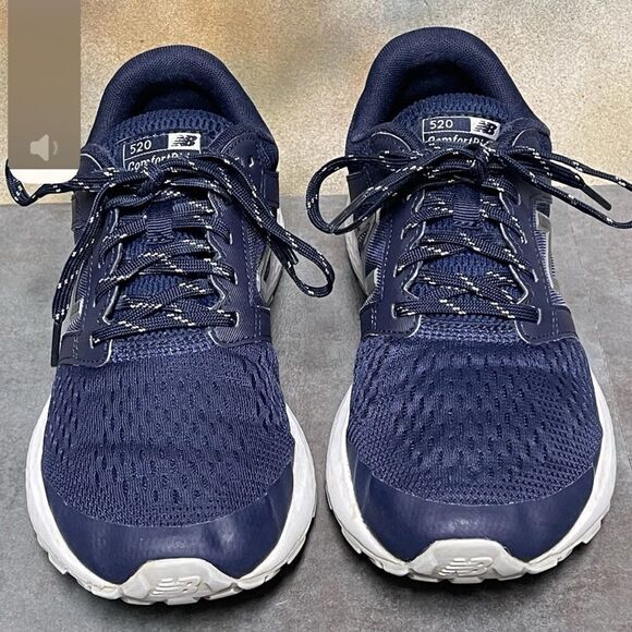 New Balance 520 V5 Women's Navy Blue Wide Sneakers Size 9.5D - Picture 7 of 13